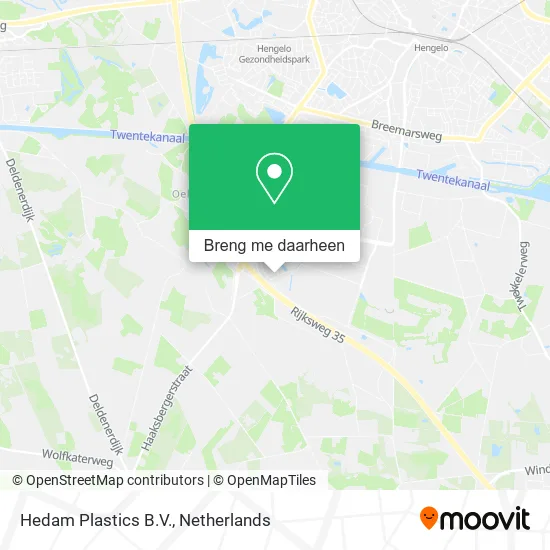 Hedam Plastics B.V. kaart