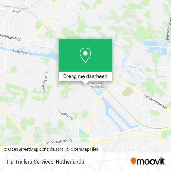 Tip Trailers Services kaart