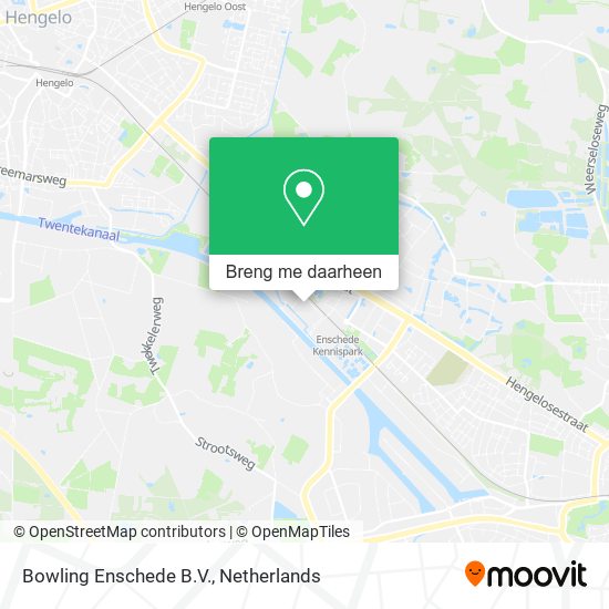 Bowling Enschede B.V. kaart