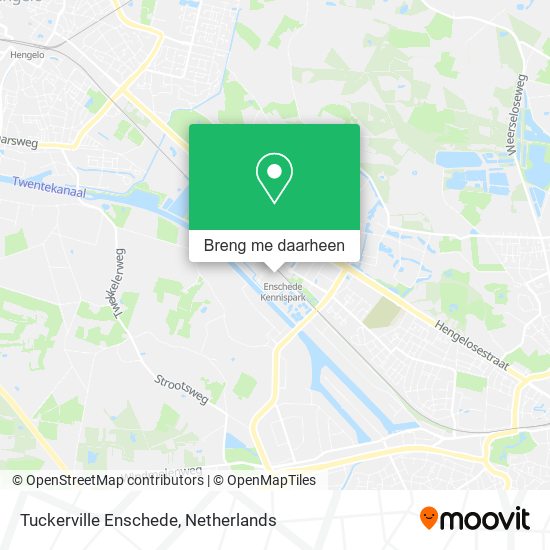 Tuckerville Enschede kaart