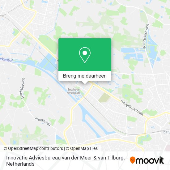 Innovatie Adviesbureau van der Meer & van Tilburg kaart