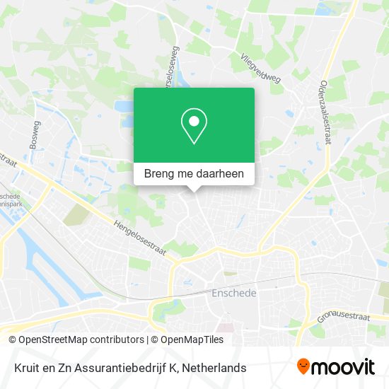 Kruit en Zn Assurantiebedrijf K kaart