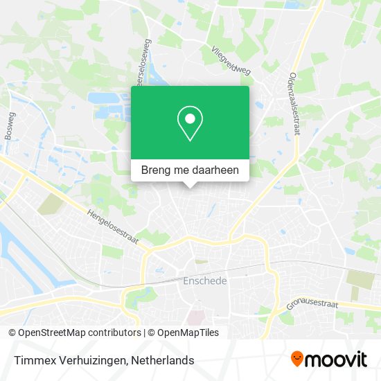 Timmex Verhuizingen kaart