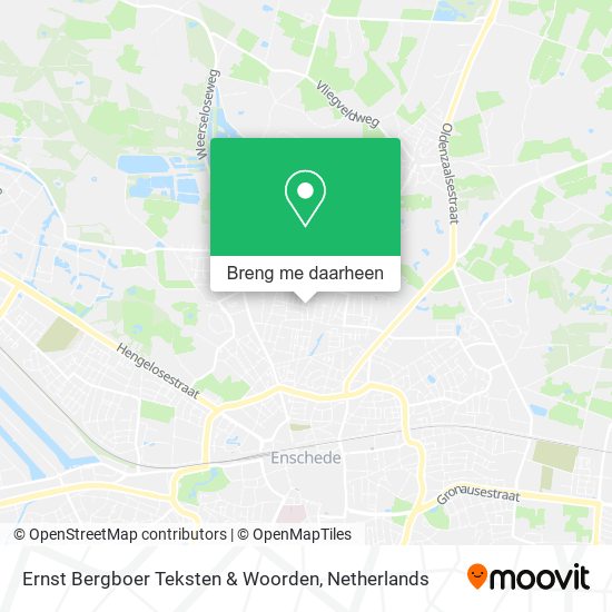 Ernst Bergboer Teksten & Woorden kaart
