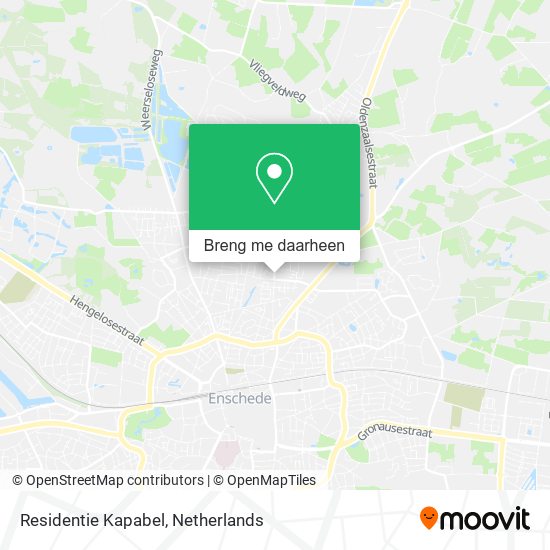 Residentie Kapabel kaart