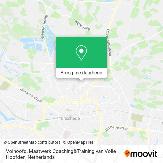 Volhoofd, Maatwerk Coaching&Training van Volle Hoofden kaart