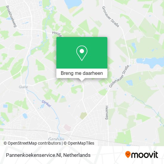 Pannenkoekenservice.Nl kaart
