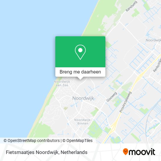 Fietsmaatjes Noordwijk kaart