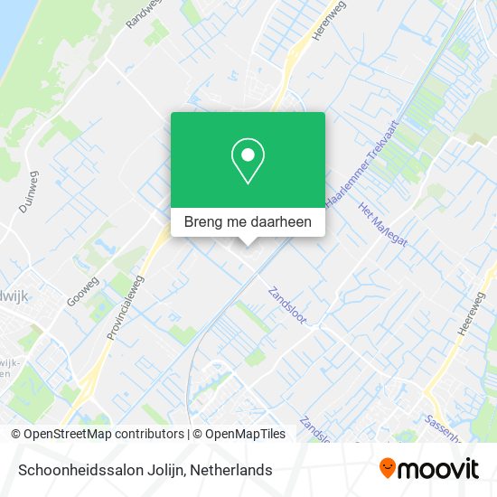 Schoonheidssalon Jolijn kaart