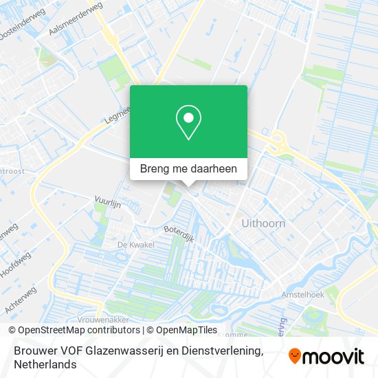 Brouwer VOF Glazenwasserij en Dienstverlening kaart
