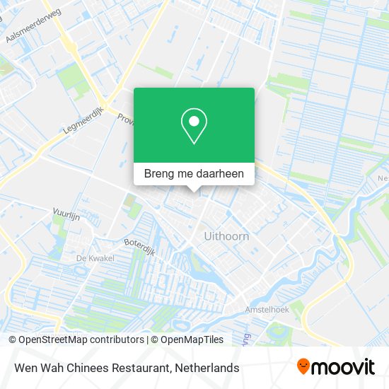 Wen Wah Chinees Restaurant kaart