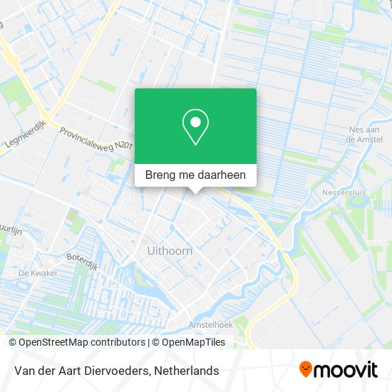 Van der Aart Diervoeders kaart