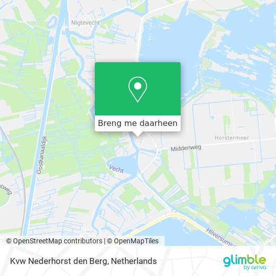 Kvw Nederhorst den Berg kaart
