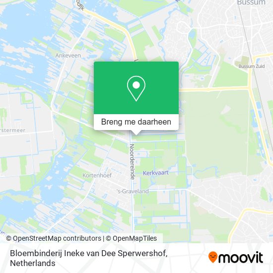 Bloembinderij Ineke van Dee Sperwershof kaart
