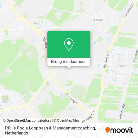 P.R. le Poole Loopbaan & Managementcoaching kaart