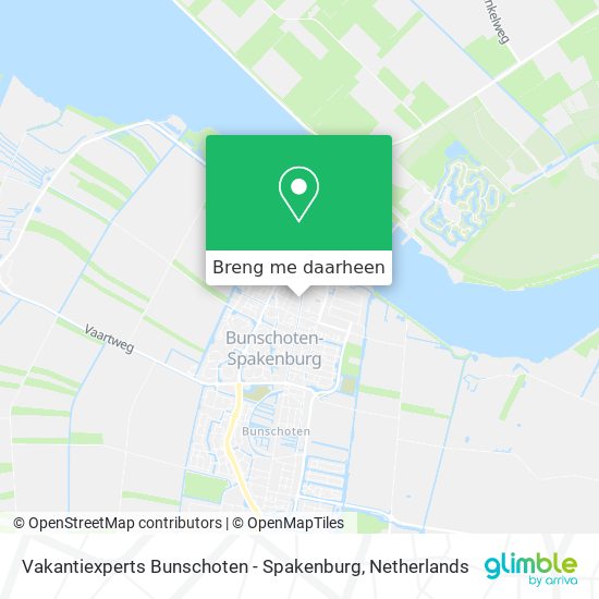 Vakantiexperts Bunschoten - Spakenburg kaart