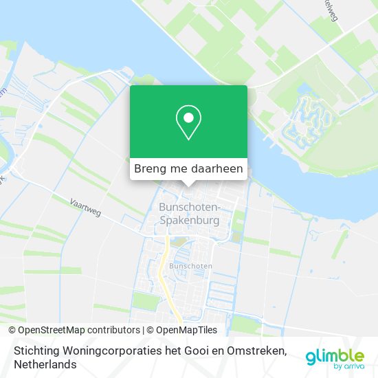 Stichting Woningcorporaties het Gooi en Omstreken kaart