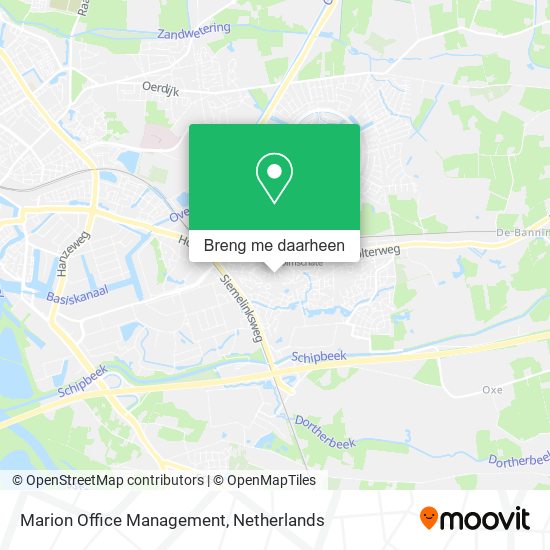 Marion Office Management kaart