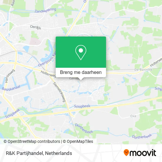 R&K Partijhandel kaart