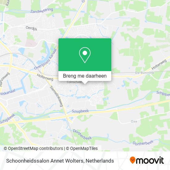 Schoonheidssalon Annet Wolters kaart