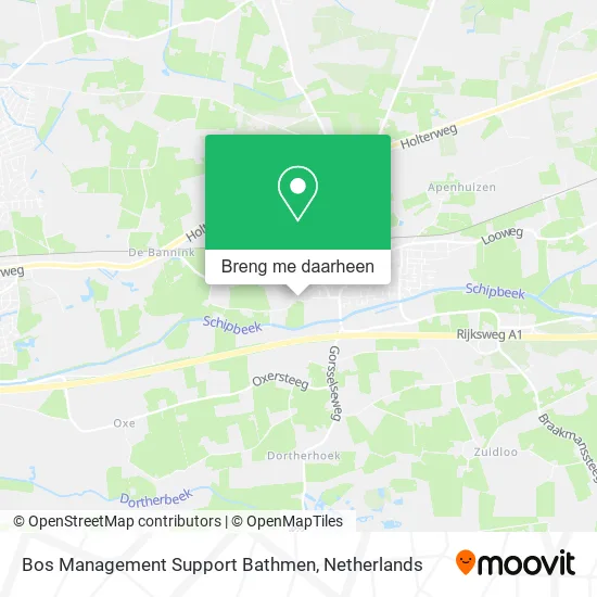 Bos Management Support Bathmen kaart