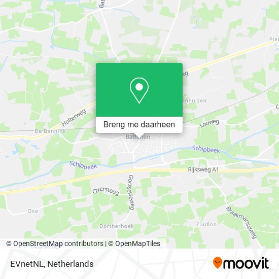 EVnetNL kaart