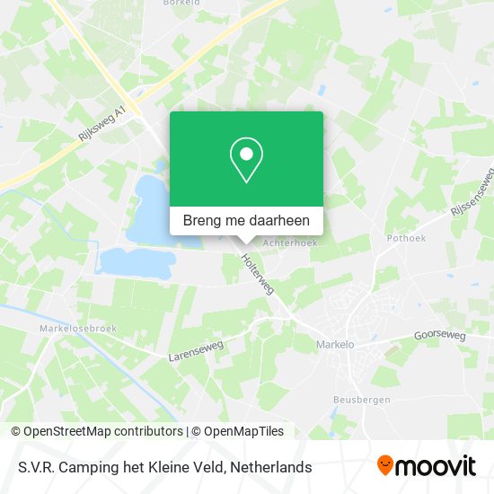 S.V.R. Camping het Kleine Veld kaart