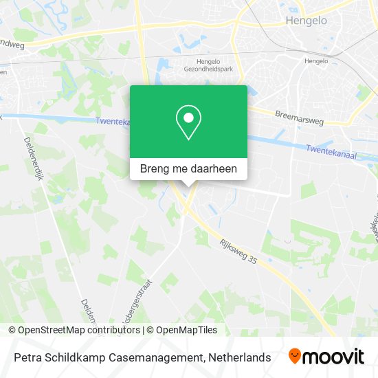 Petra Schildkamp Casemanagement kaart