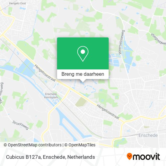 Cubicus B127a, Enschede kaart