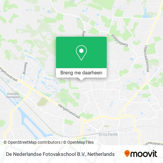 De Nederlandse Fotovakschool B.V. kaart