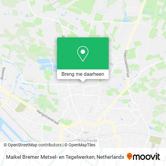 Maikel Bremer Metsel- en Tegelwerken kaart