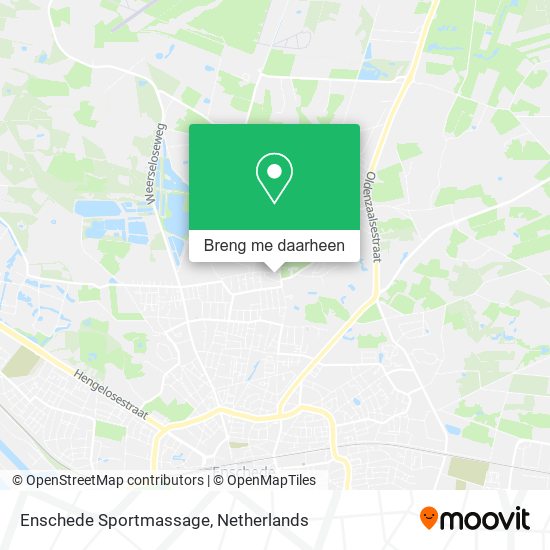 Enschede Sportmassage kaart