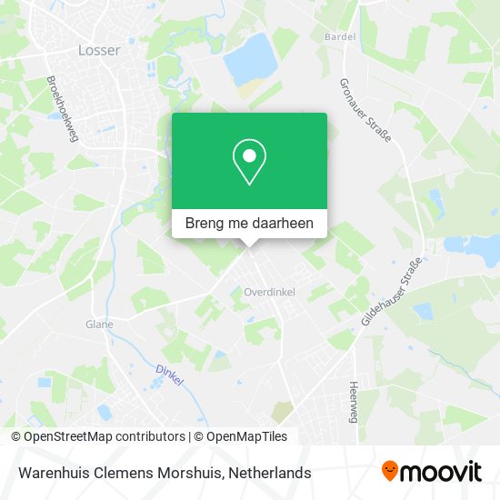 Warenhuis Clemens Morshuis kaart