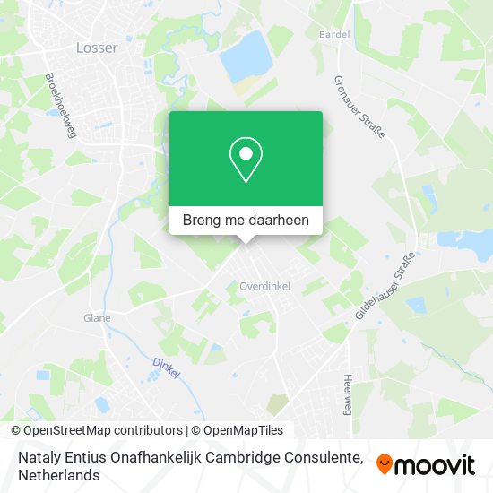 Nataly Entius Onafhankelijk Cambridge Consulente kaart