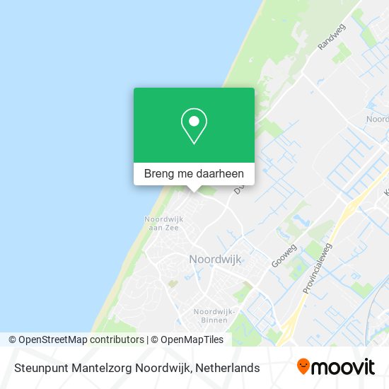 Steunpunt Mantelzorg Noordwijk kaart