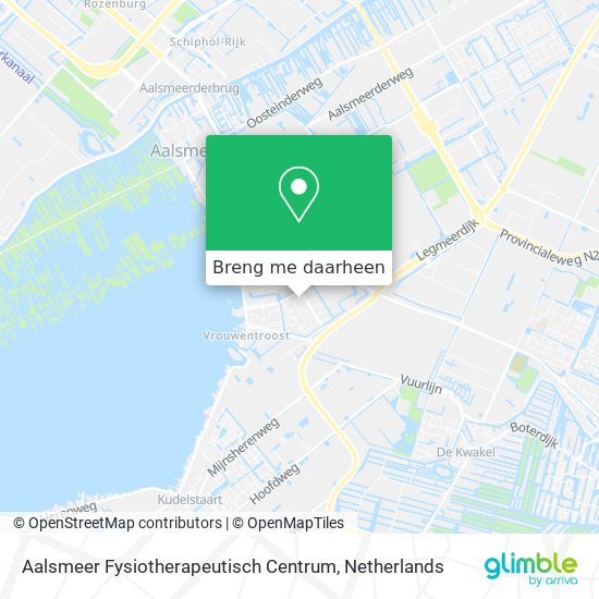 Aalsmeer Fysiotherapeutisch Centrum kaart