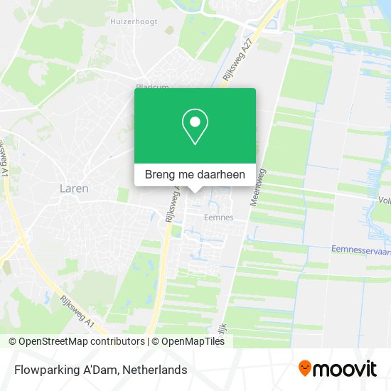 Flowparking A'Dam kaart