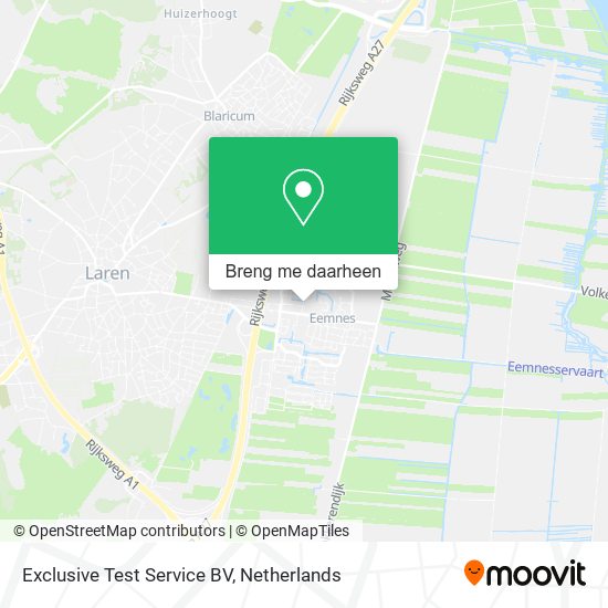 Exclusive Test Service BV kaart