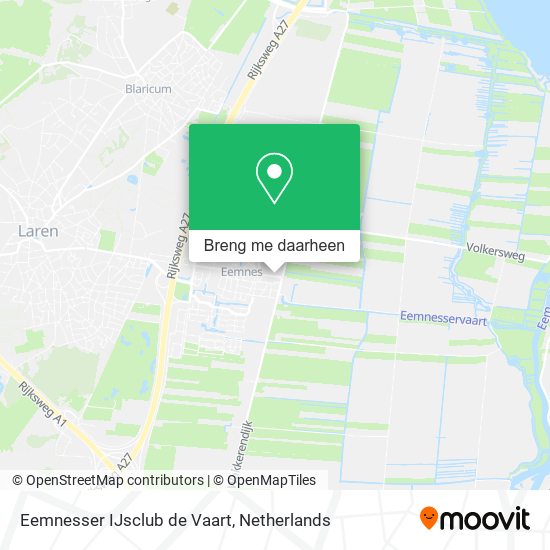 Eemnesser IJsclub de Vaart kaart