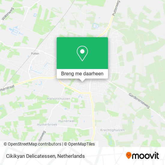 Cikikyan Delicatessen kaart