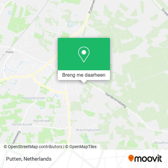 Putten kaart