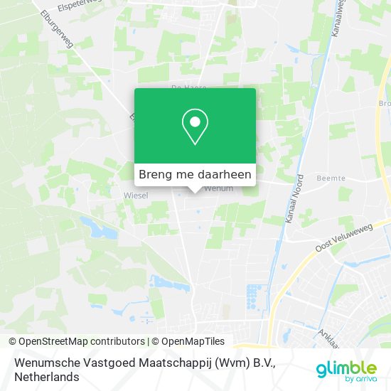 Wenumsche Vastgoed Maatschappij (Wvm) B.V. kaart