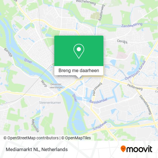 Mediamarkt NL kaart