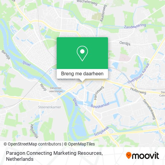 Paragon Connecting Marketing Resources kaart