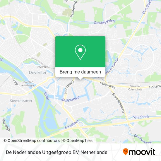 De Nederlandse Uitgeefgroep BV kaart