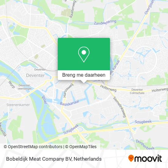 Bobeldijk Meat Company BV kaart