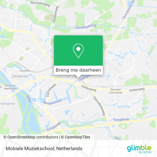 Mobiele Muziekschool kaart