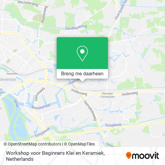 Workshop voor Beginners Klei en Keramiek kaart