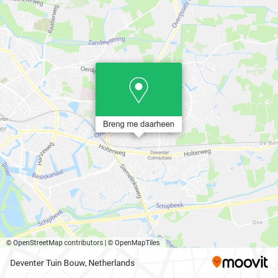 Deventer Tuin Bouw kaart