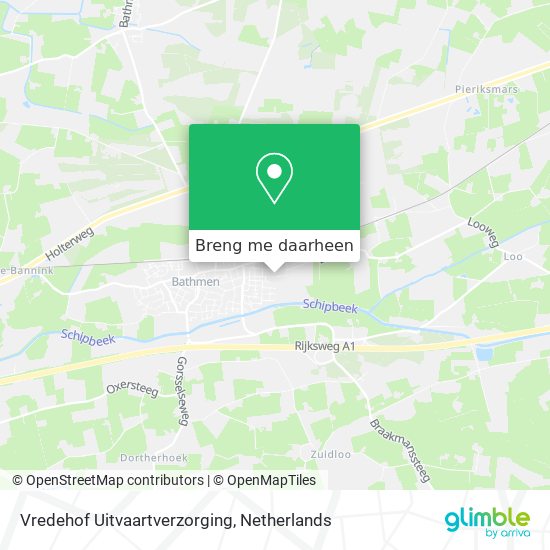 Vredehof Uitvaartverzorging kaart